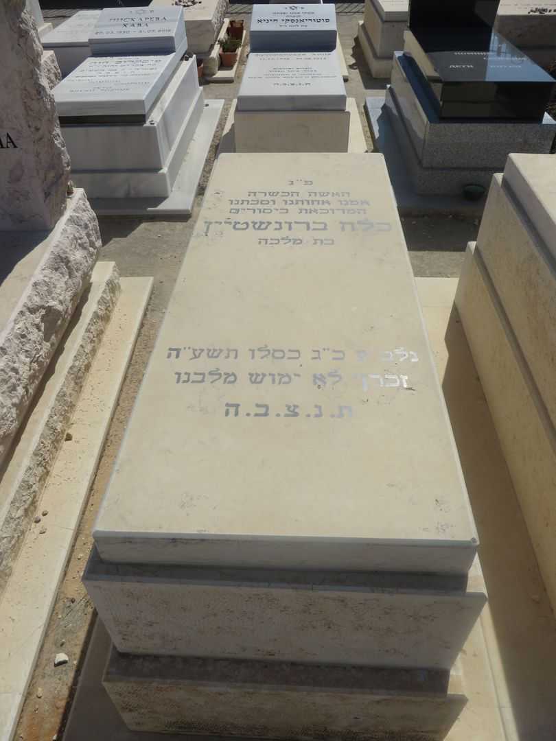 קברו של בלה ברנו בראונשטיין