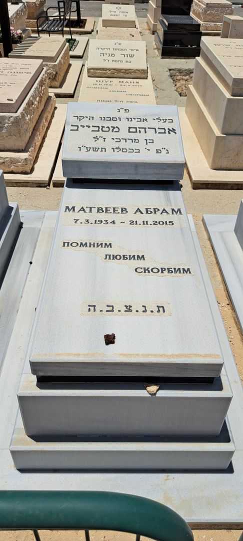 קברו של אברהם מטביב