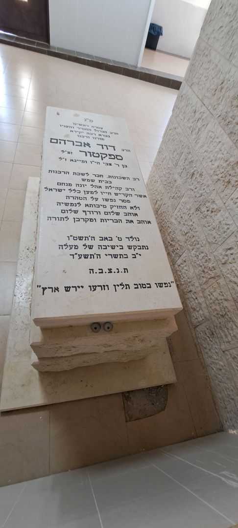 קברו של דוד אברהם ספקטור