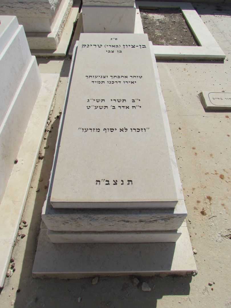 קברו של בן ציון טרינק