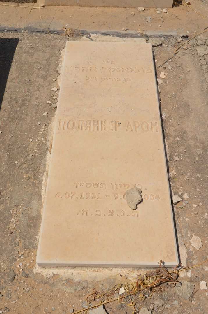 קברו של אהרון פוליאקר