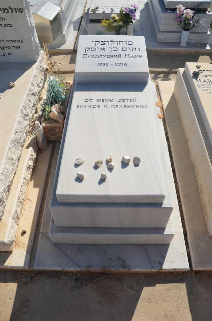 קברו של נחום סוחולוצקי