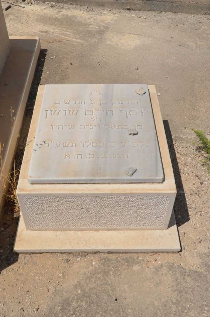 קברו של יוסף חיים שושן