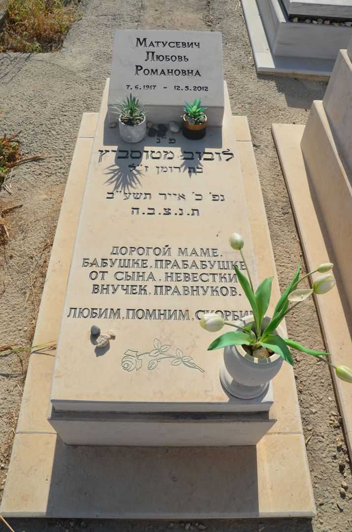 קברו של לובוב מטוסביץ