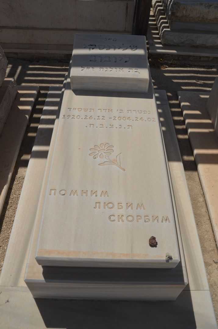 קברו של ליובוב שליונסקי