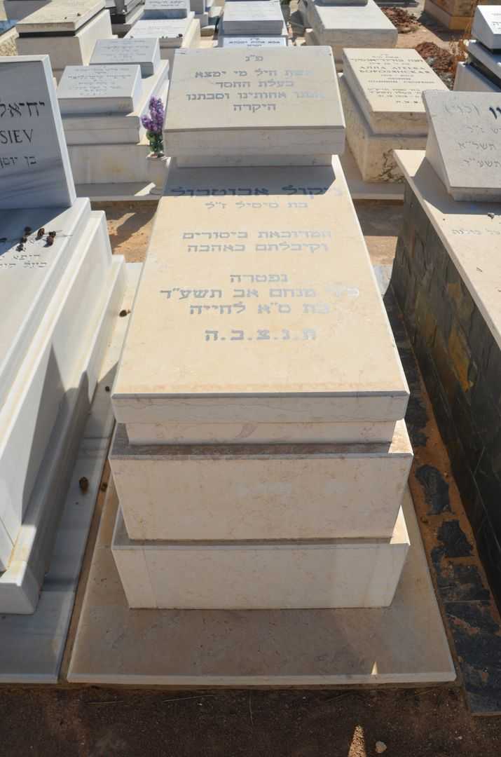 קברו של ניקול אביטבול