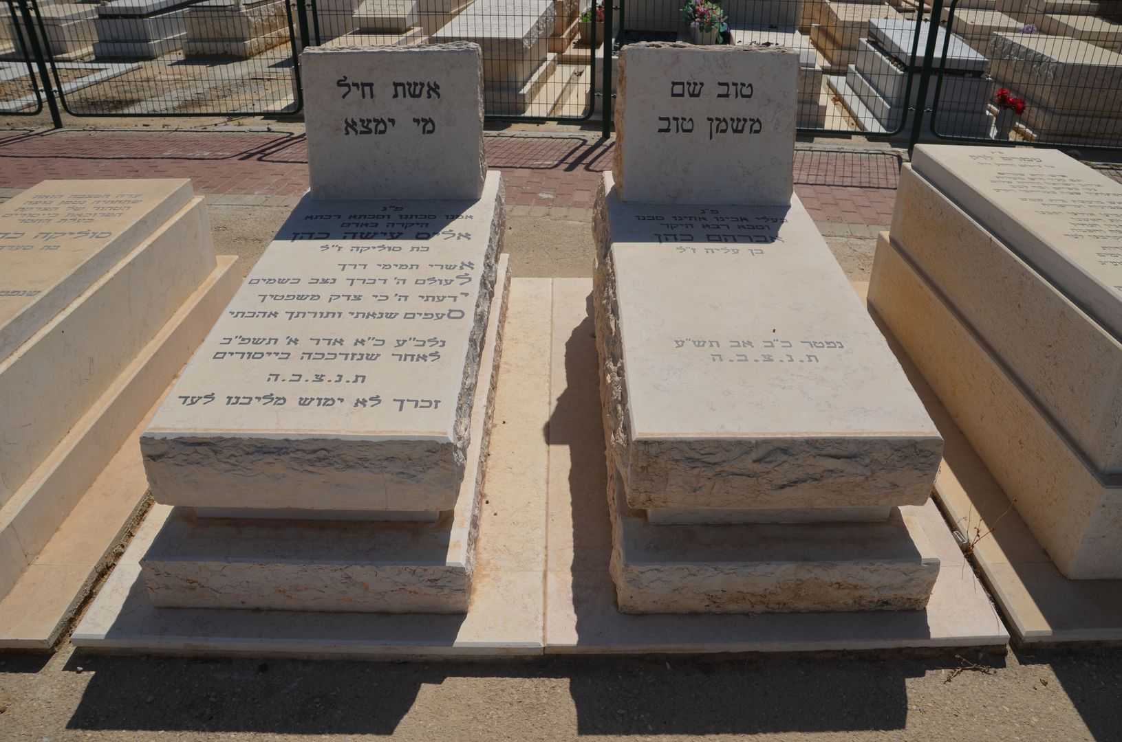 קברו של אליס עישה כהן