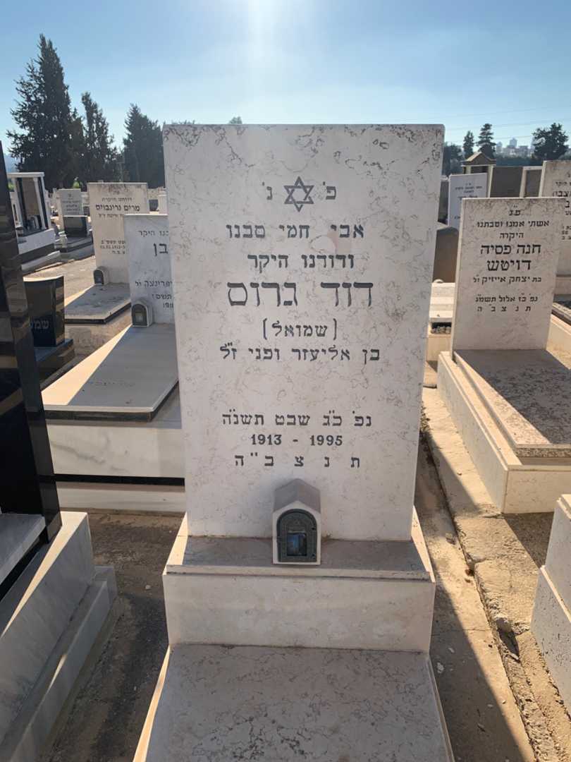 קברו של דוד "שמואל" גרוס