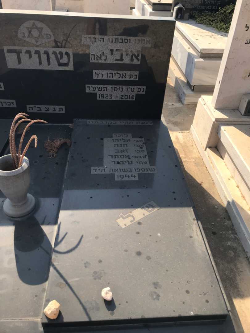 קברו של איבי "לאה" שוויד. תמונה 2