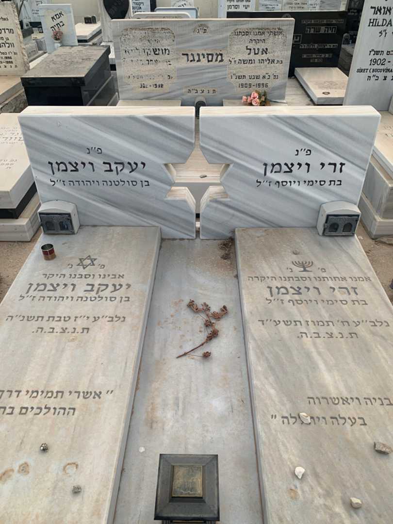 קברו של זרי ויצמן. תמונה 1