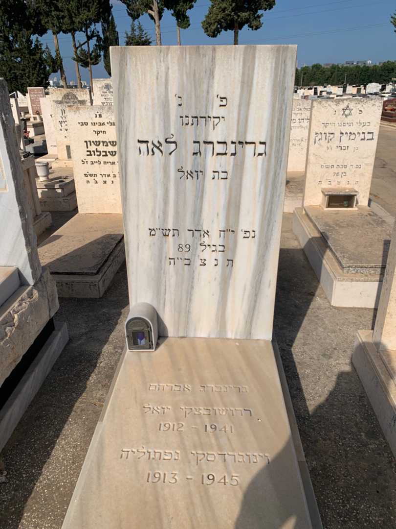 קברו של לאה גרינברג