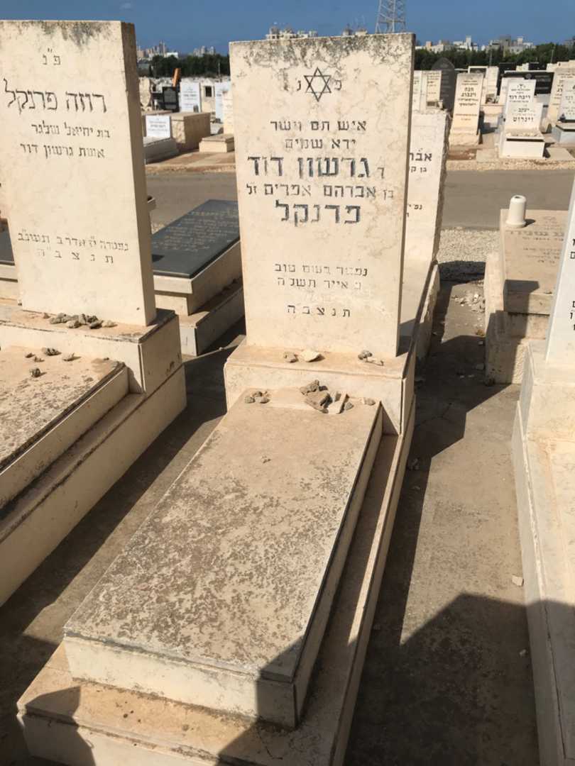 קברו של גרשון דוד פרנקל