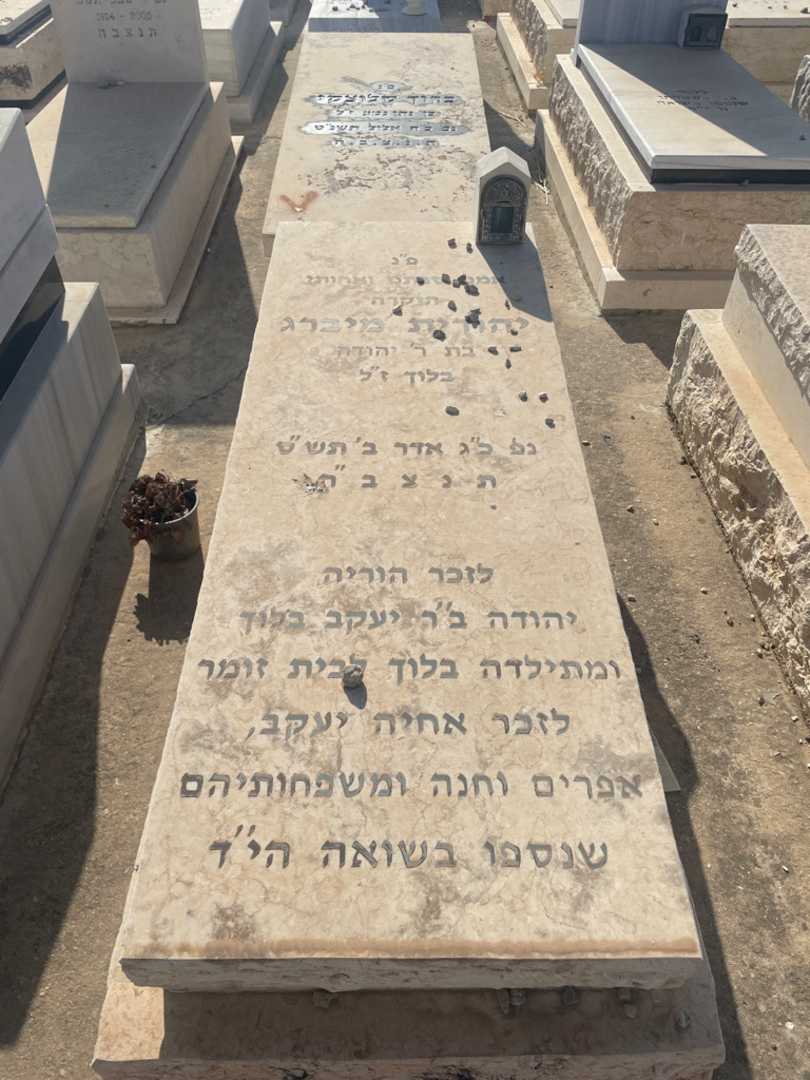 קברו של יעקב בלוך. תמונה 2
