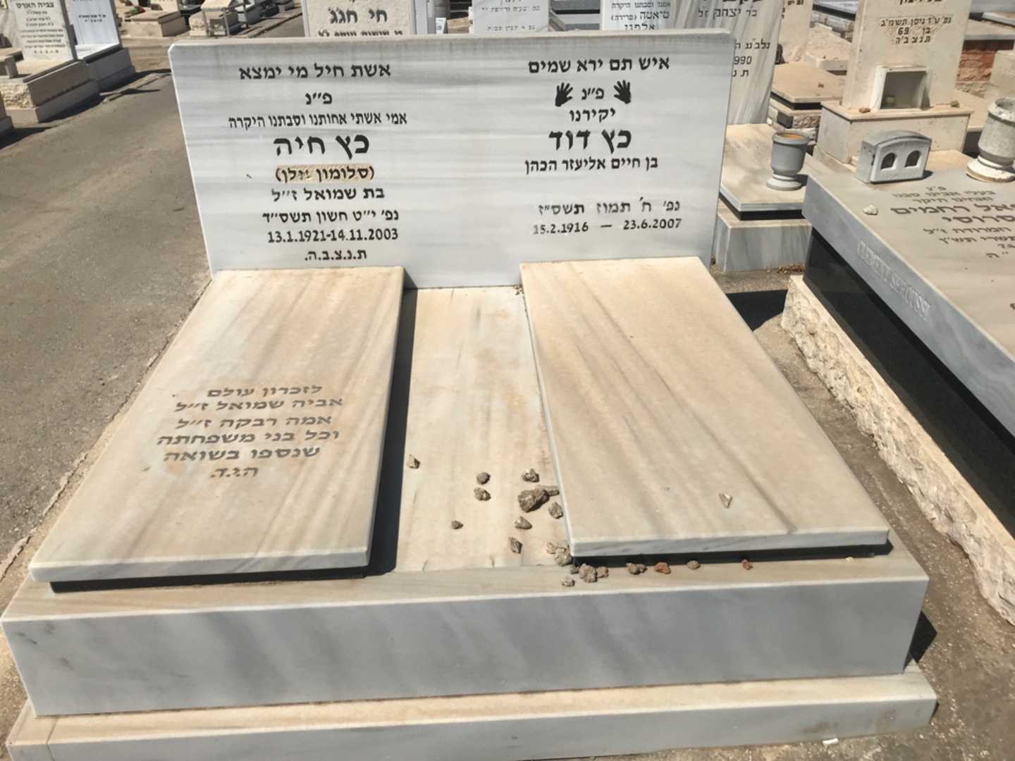קברו של דוד כץ. תמונה 1