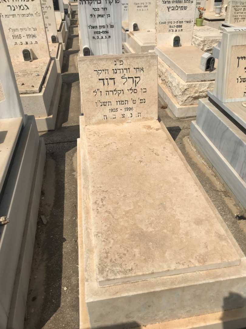 קברו של קרל דוד