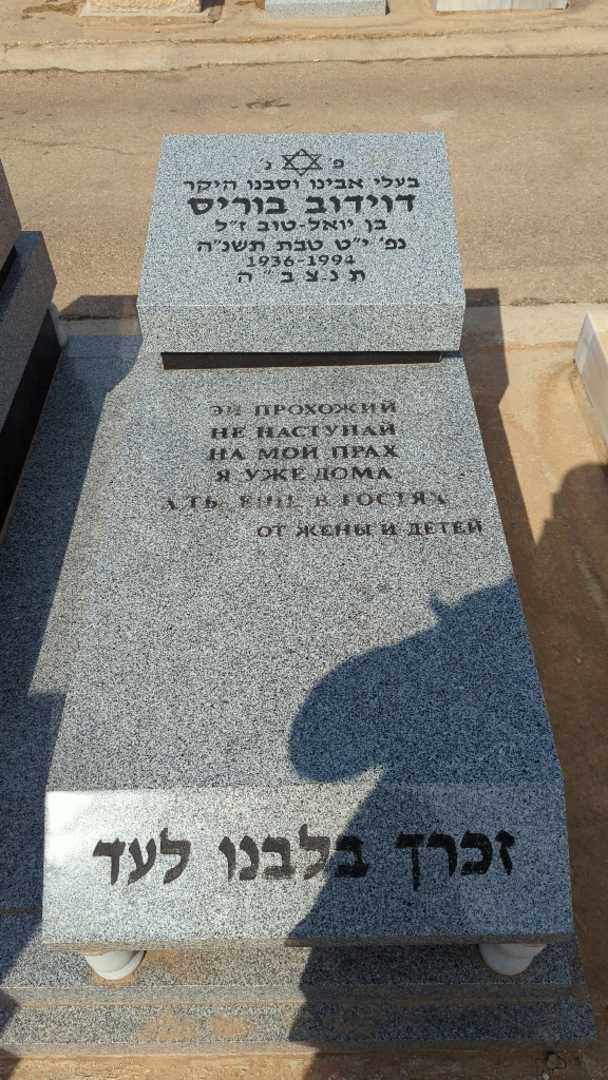 קברו של בוריס דוידוב. תמונה 2