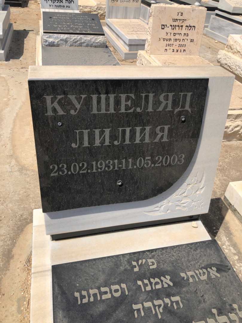 קברו של ליליה קושליאד. תמונה 2