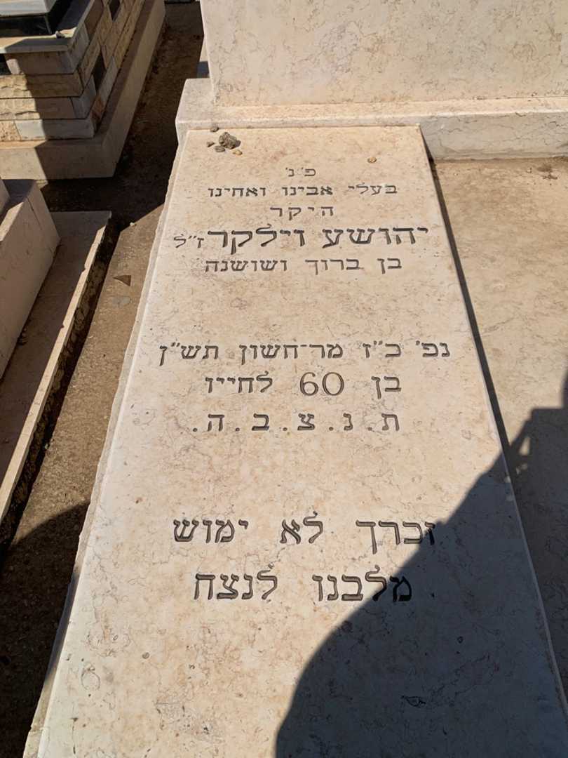 קברו של יהושע וילקר. תמונה 2