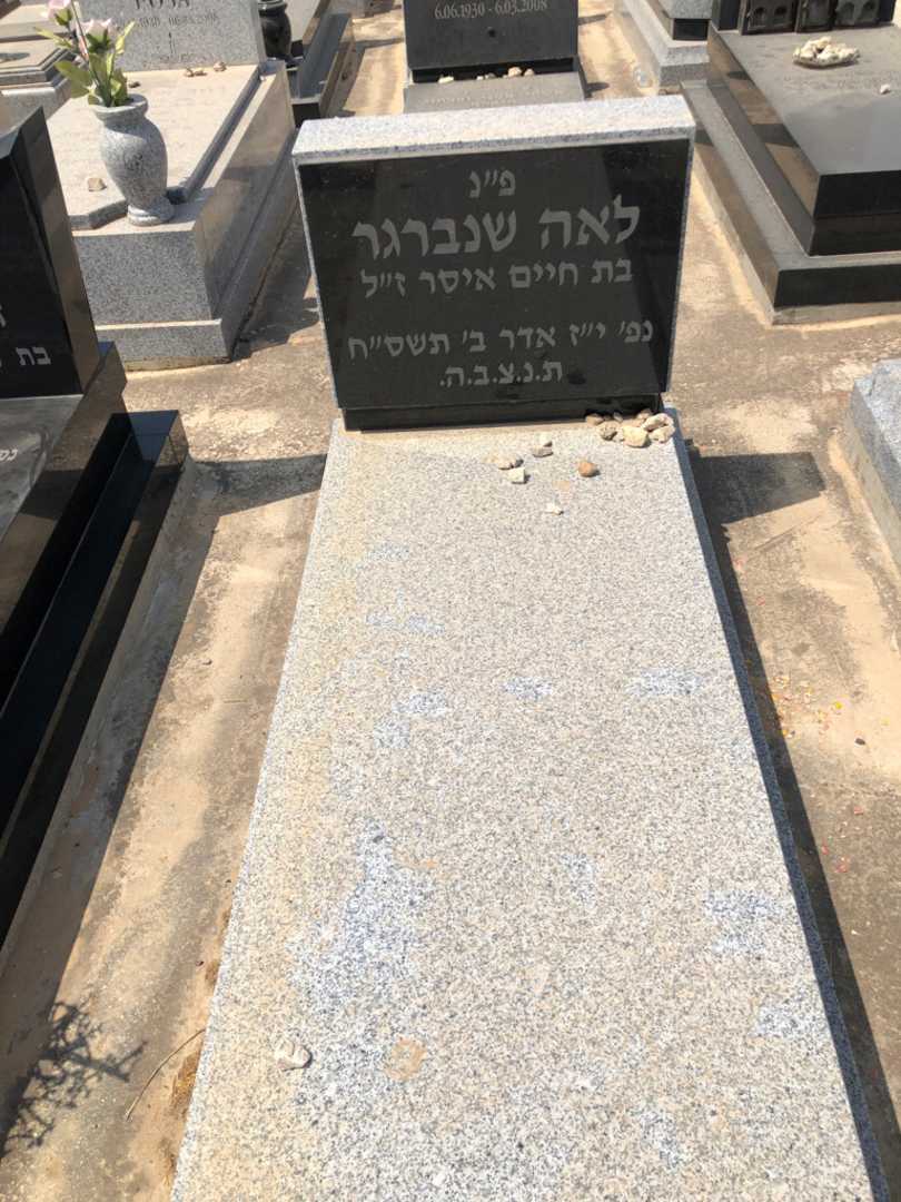 קברו של לאה שנברגר