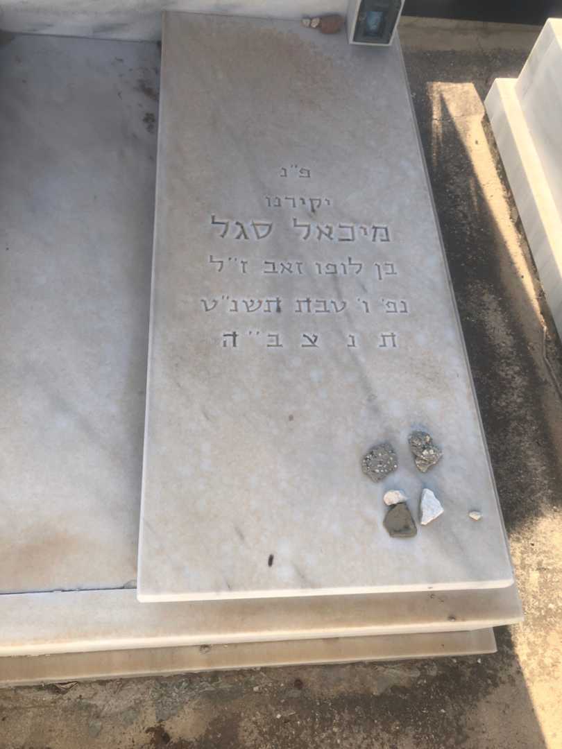 קברו של מיכאל סגל. תמונה 2