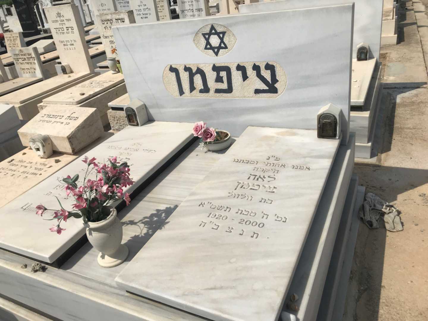 קברו של לאה ציפמן. תמונה 1