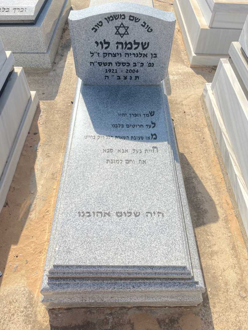 קברו של שלמה לוי