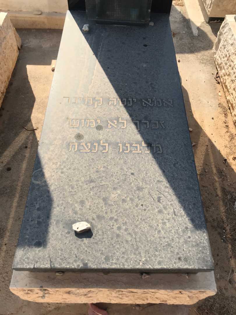 קברו של ינטה קמינר. תמונה 2