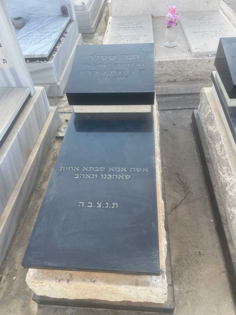 קברו של חנה טסלר. תמונה 2