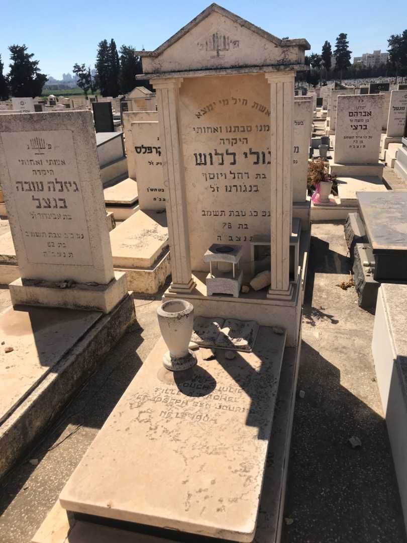 קברו של ג'ולי ללוש. תמונה 1