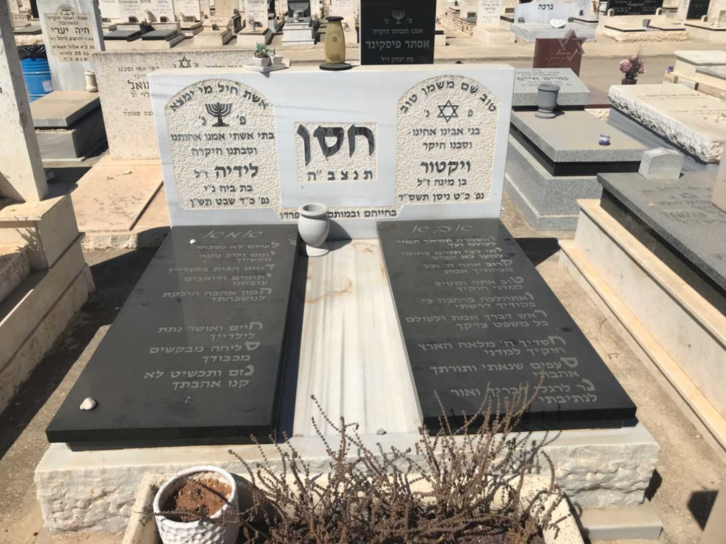 קברו של לידיה חסן. תמונה 1