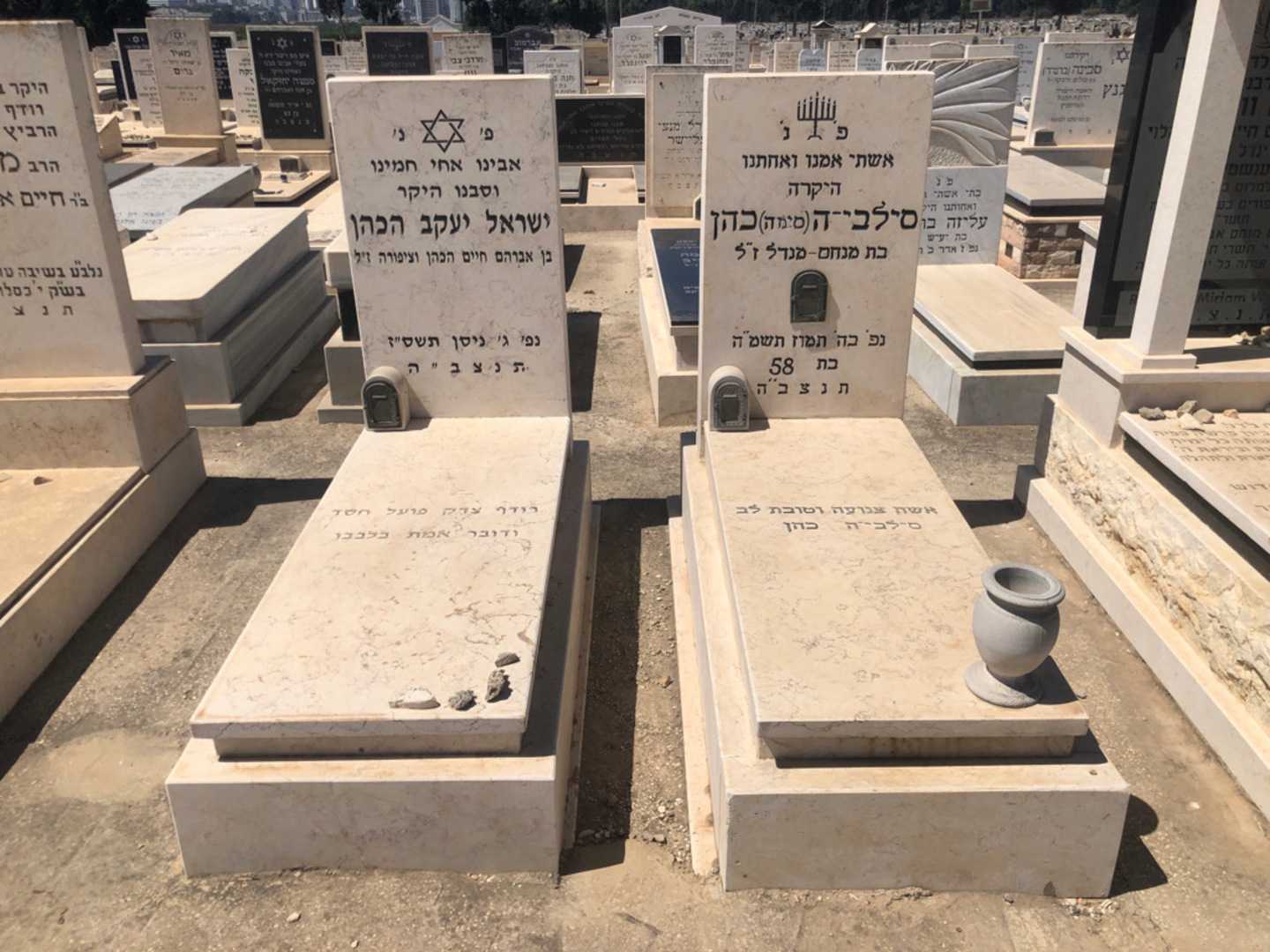 קברו של סילבייה "סימה" כהן. תמונה 2