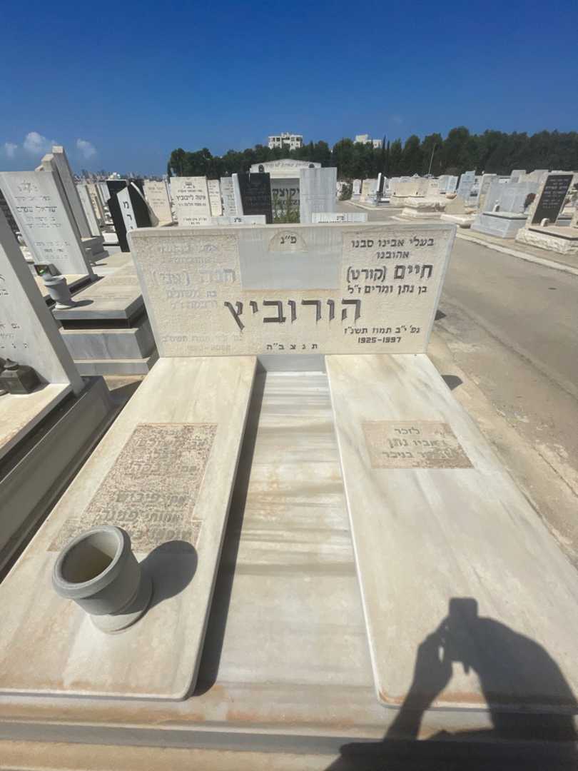 קברו של חנה "אני" הורוביץ. תמונה 1