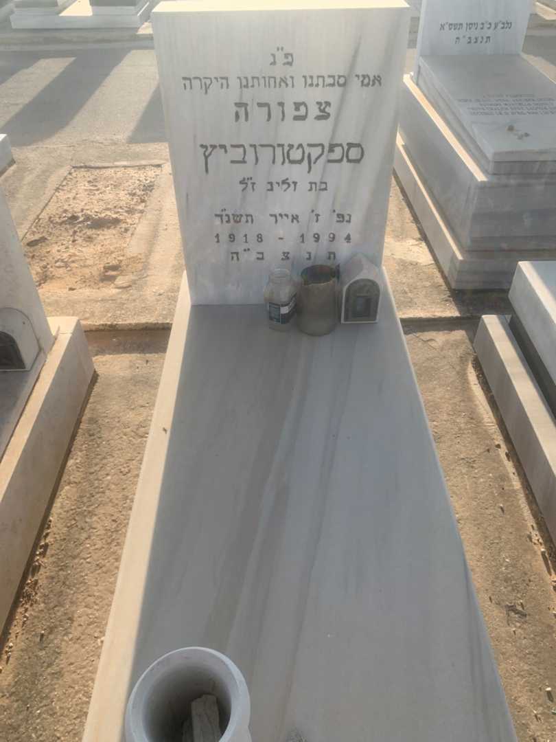 קברו של צפורה ספקטורוביץ