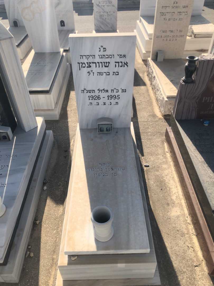 קברו של אנה שוורצמן