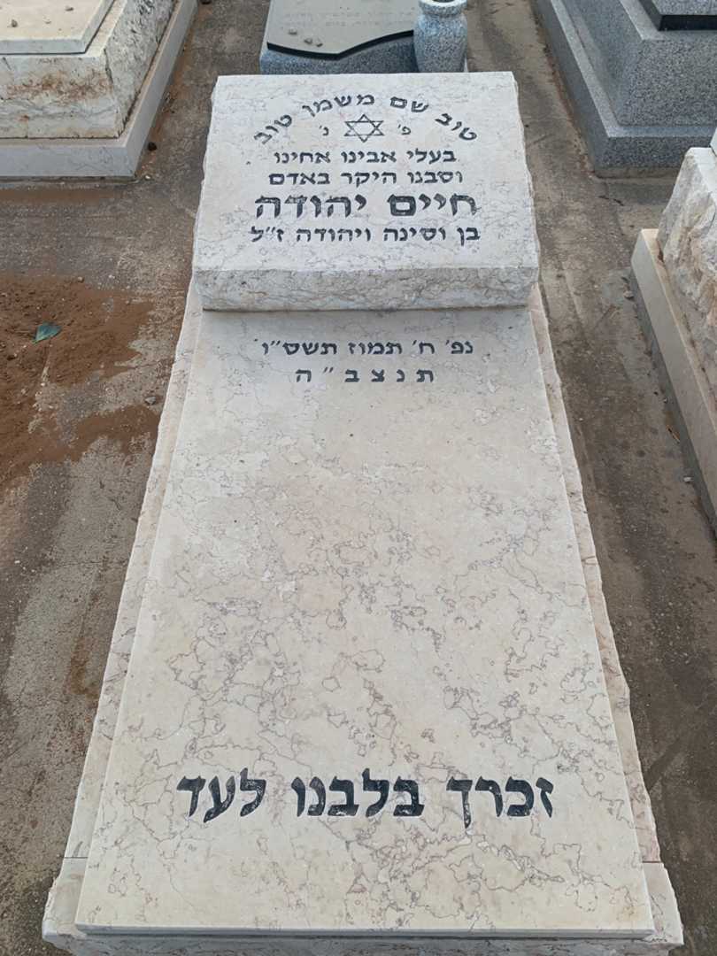 קברו של חיים יהודה