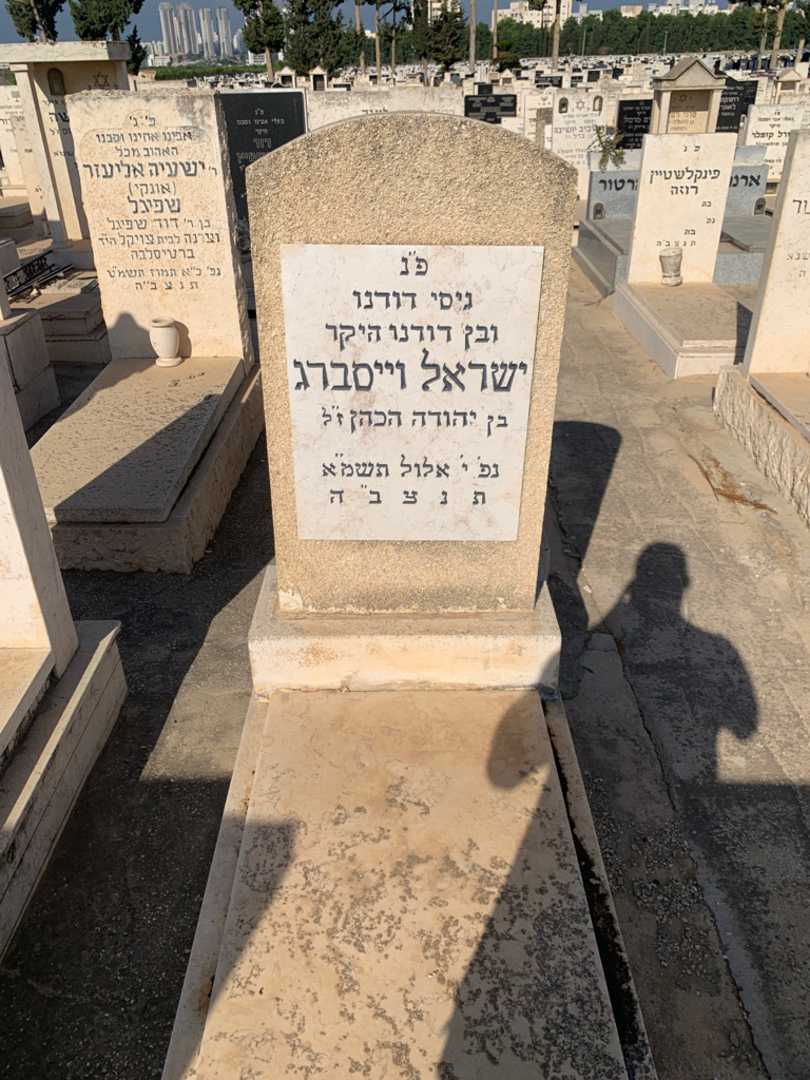 קברו של ישראל וייסברג