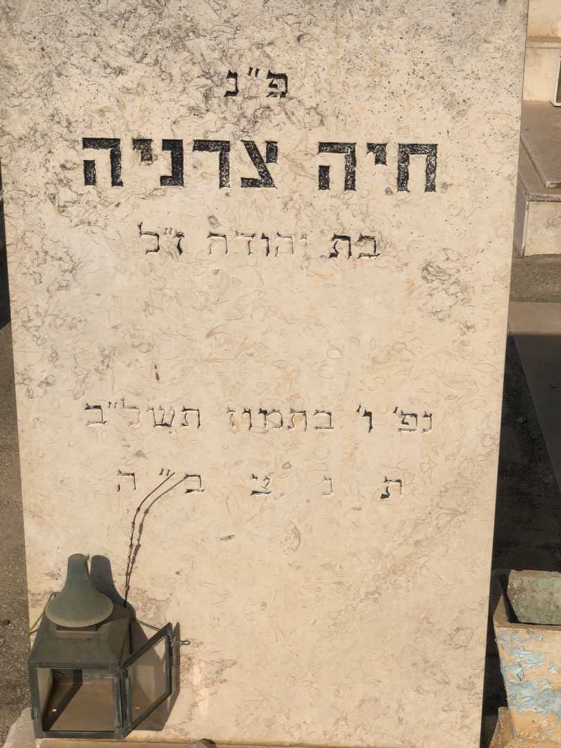 קברו של חיה צרניה. תמונה 2