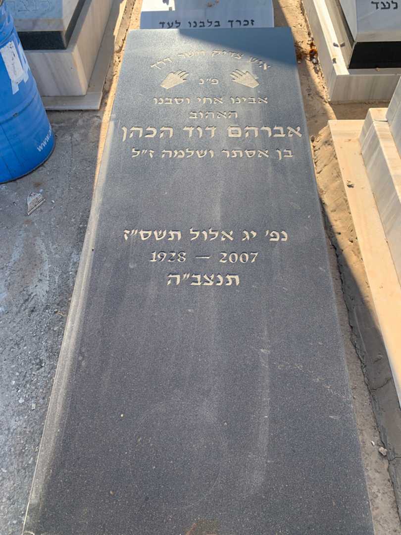 קברו של אברהם דוד הכהן