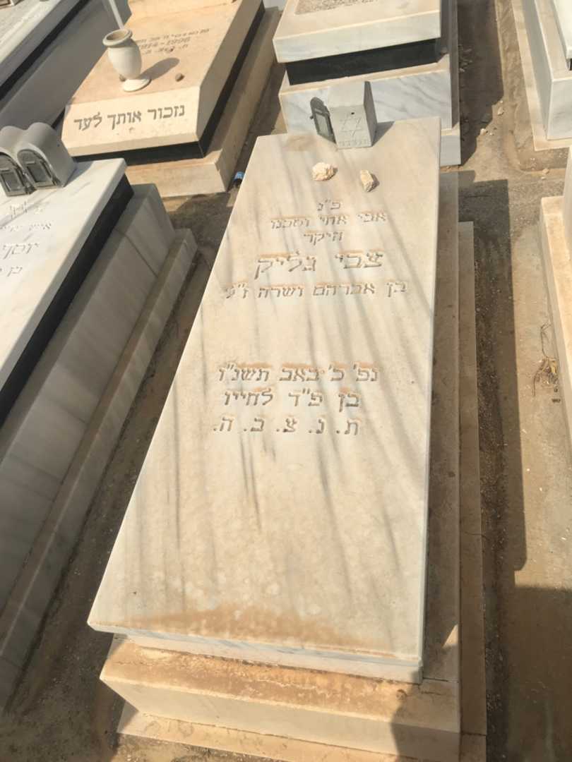 קברו של צבי גליק