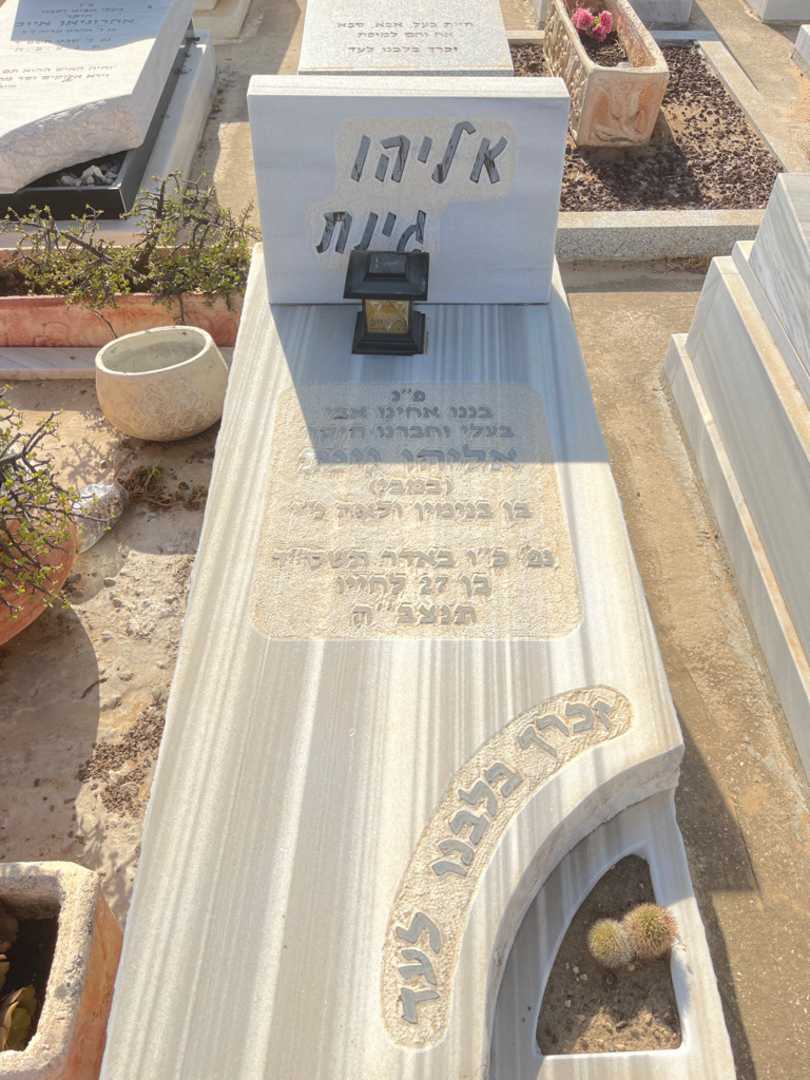 קברו של אליהו "במבי" גינת