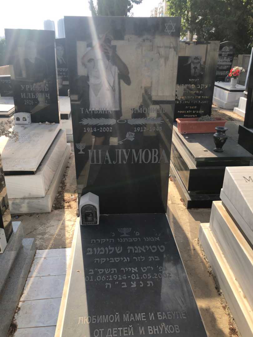 קברו של אימוניל שלומוב. תמונה 1