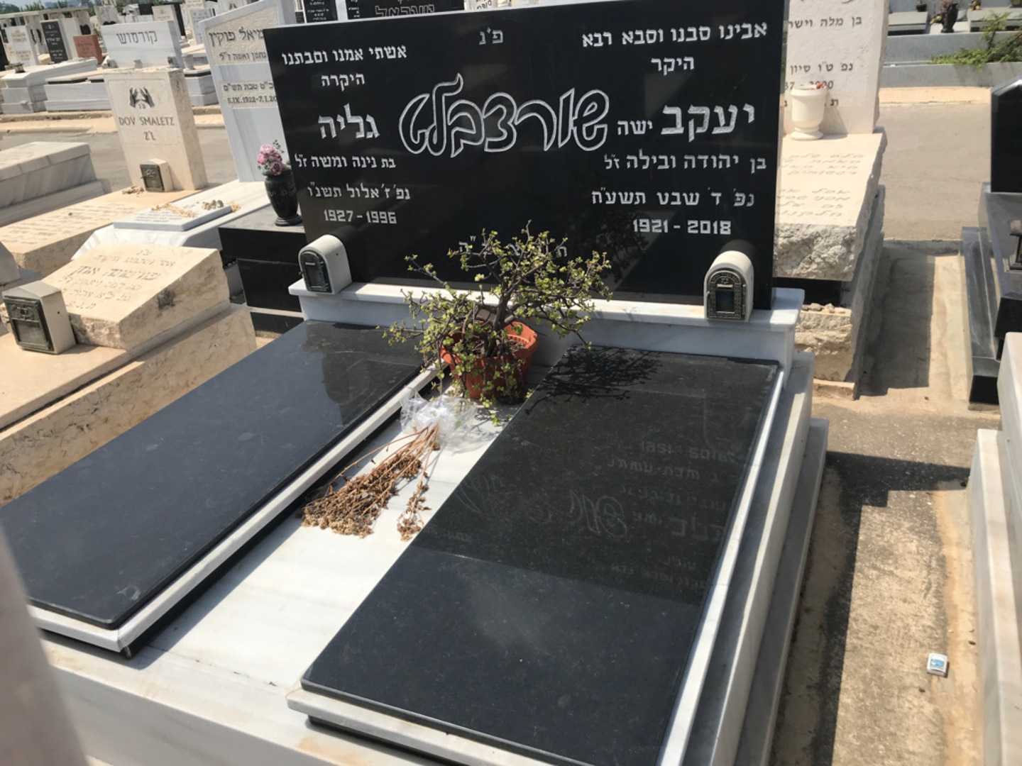 קברו של יעקב "ישה" שורצבלט. תמונה 1