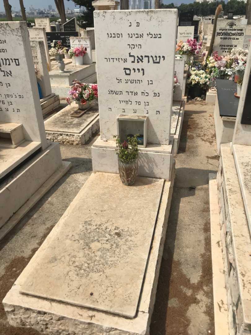 קברו של ישראל "איזידור" וייס