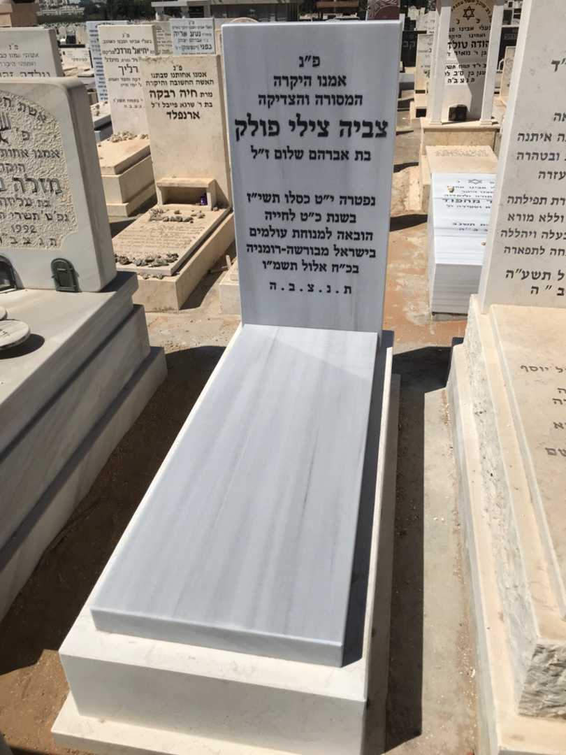 קברו של צביה צילי פולק