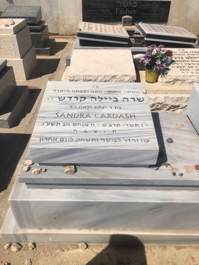 קברו של שרה ביילה קרדש. תמונה 1