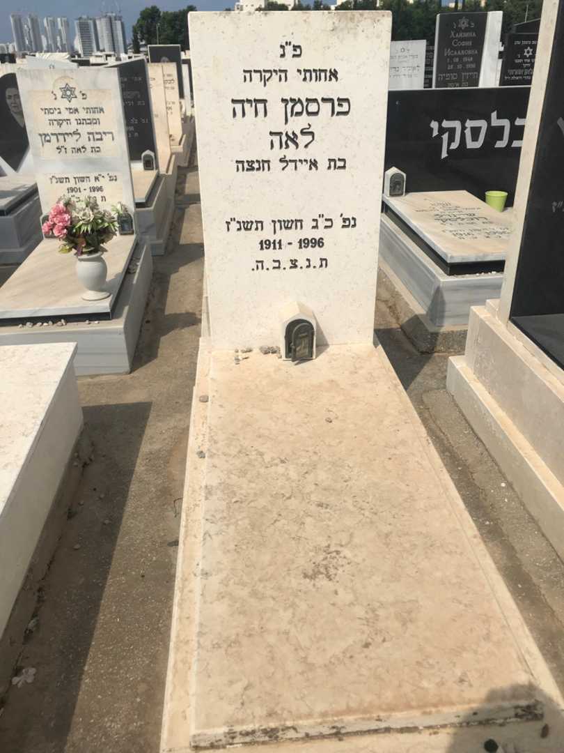 קברו של חיה לאה פרסמן