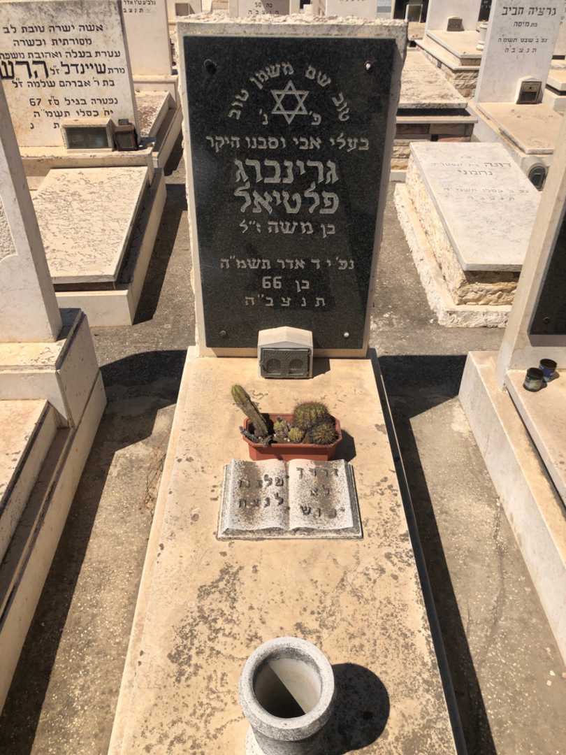 קברו של פלטיאל גרינברג