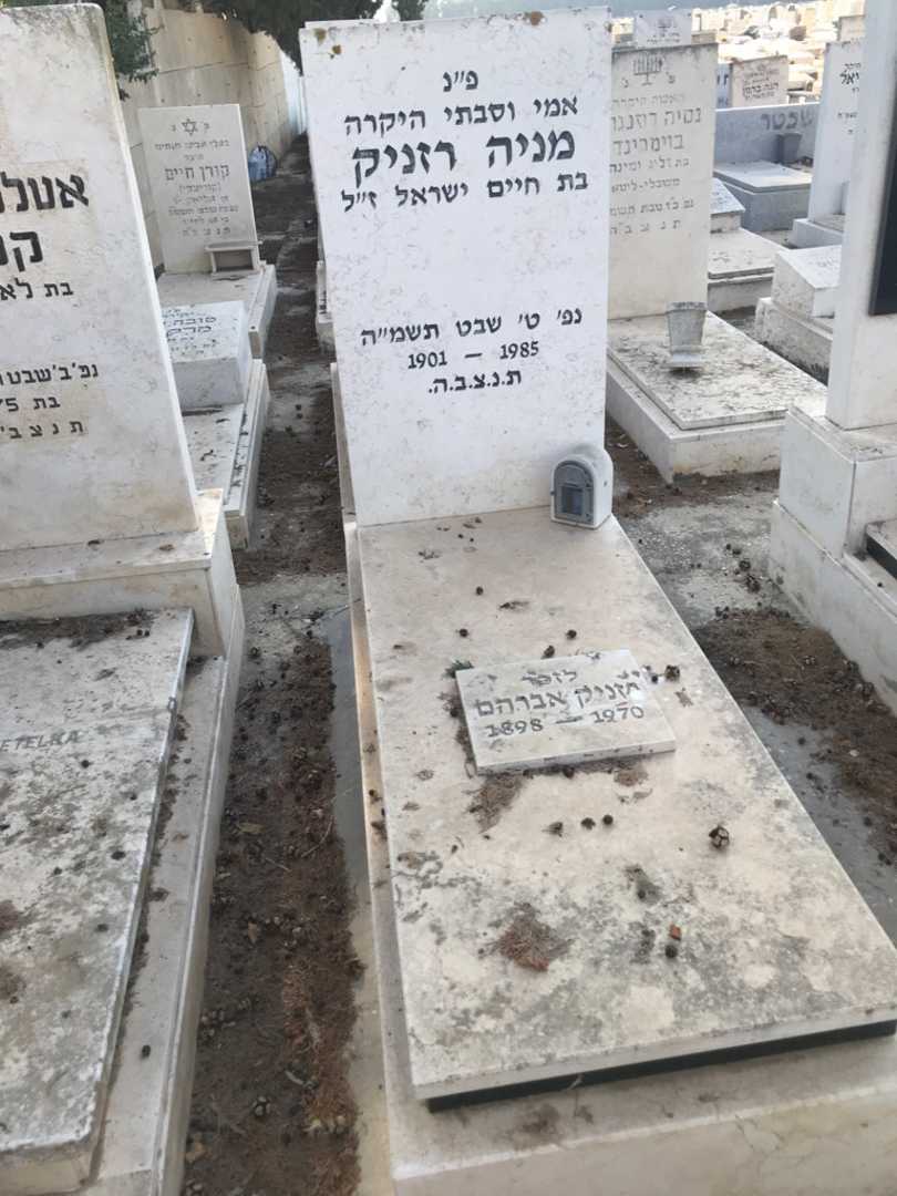 קברו של אברהם רזניק