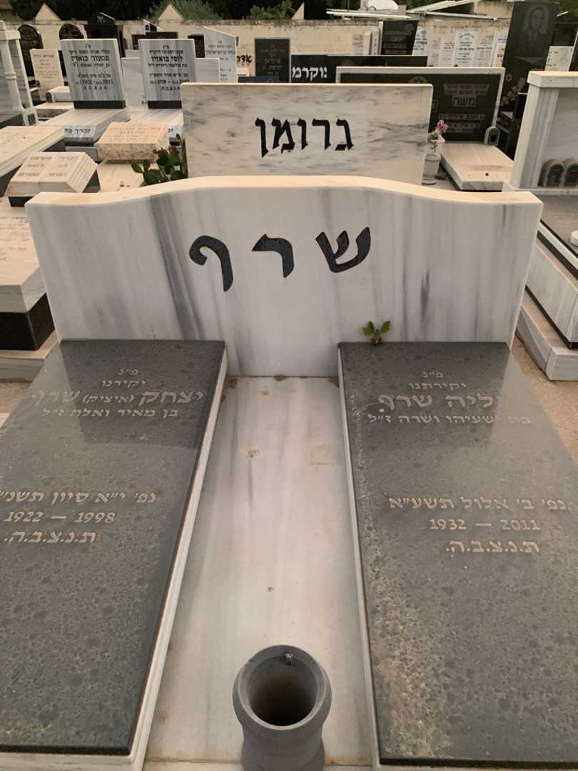 קברו של יצחק "איציק" שרף. תמונה 1