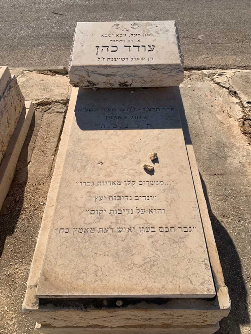 קברו של עודד כהן